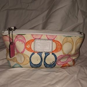 Coach Small Cosmetic Bag - Multi Color